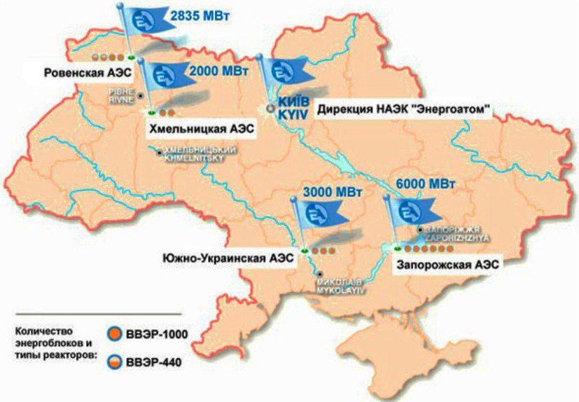 Ровенская аэс схема