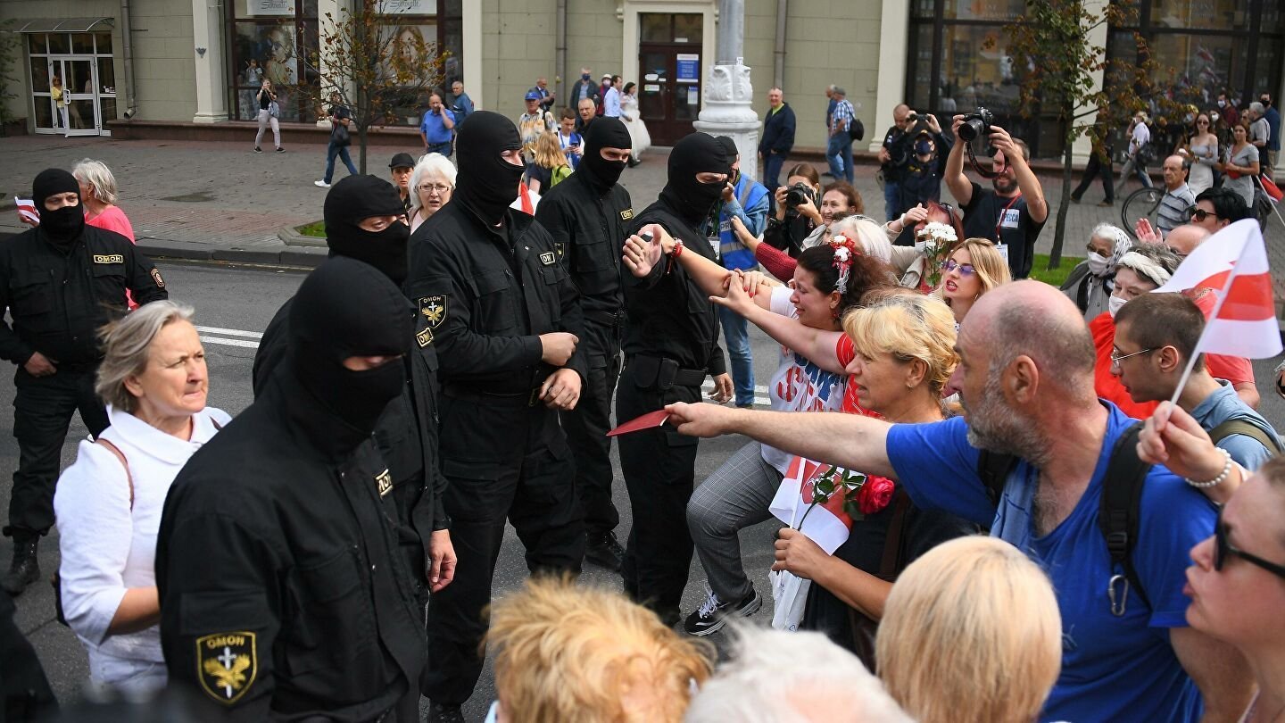 Протесты в Беларуси 9 августа 2020