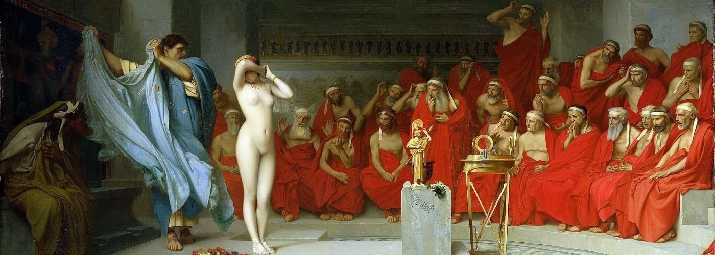 Фрина перед ареопагом картина