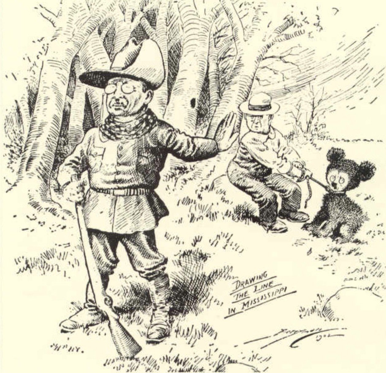 Теодор Рузвельт карикатура