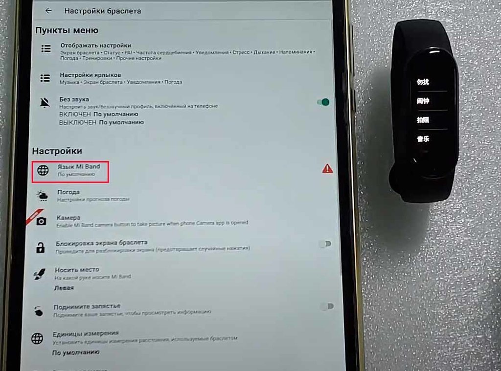 Отличия в китайских (CN) и глобальных (Global) версиях Xiaomi Mi Band 5. Как перевести браслет на русский язык Рис. 20