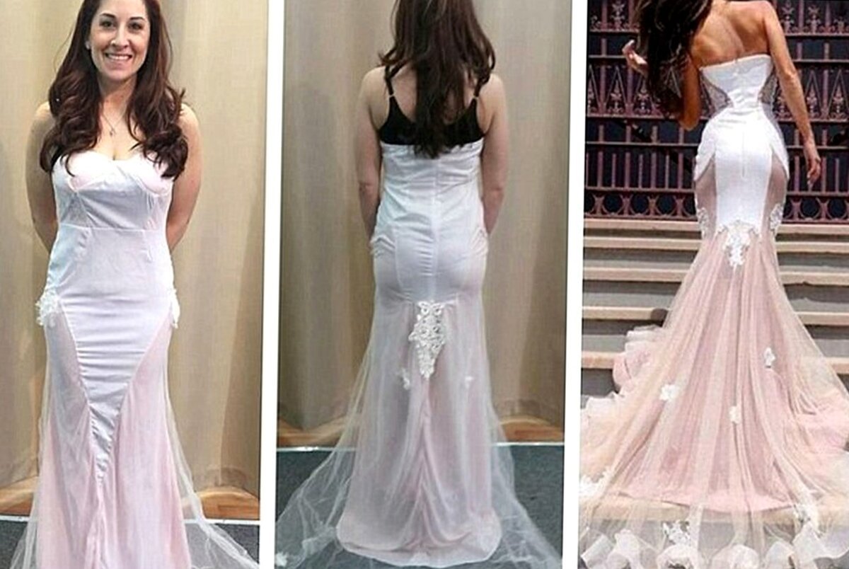 Свадебное платье ожидание реальность