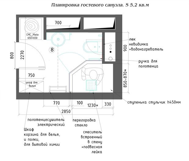 Пять миллиметров над уровнем пола