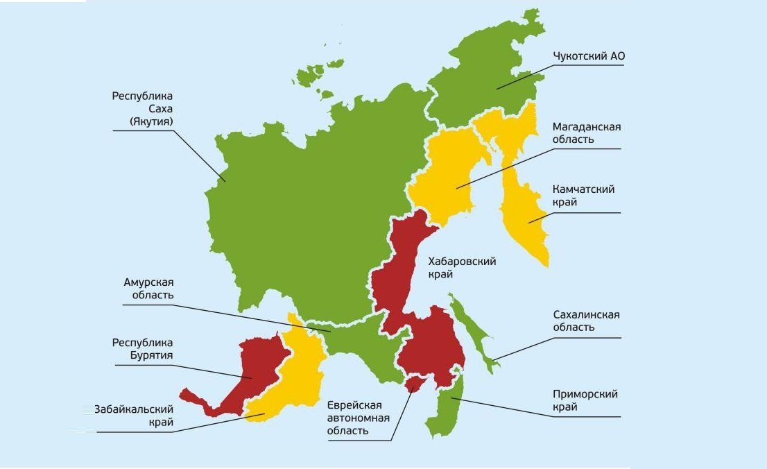 Восточный в дальневосточном. Состав Дальневосточного федерального округа карта. Дальневосточный федеральный округ состав на карте России. ДФО состав регионов на карте. Дальневосточный федеральный округ на карте России 2021.