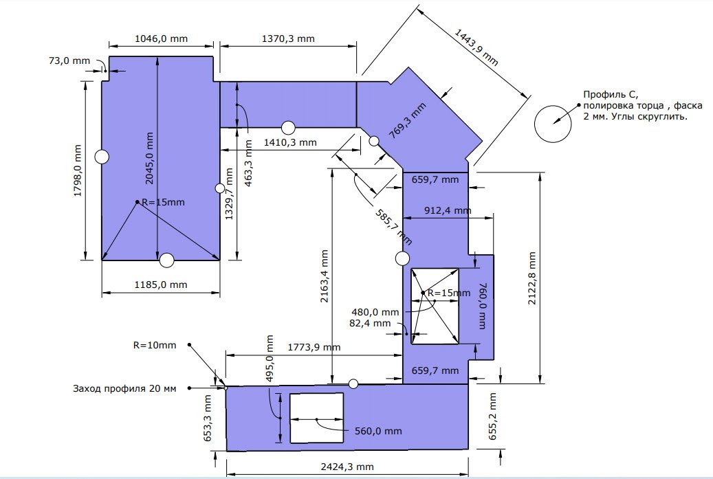 Чертеж столешницы. Еврозапил столешницы чертеж. Чертеж столешницы для кухни. Чертеж кухонной столешницы. Кухонные каменные столешницы чертеж.