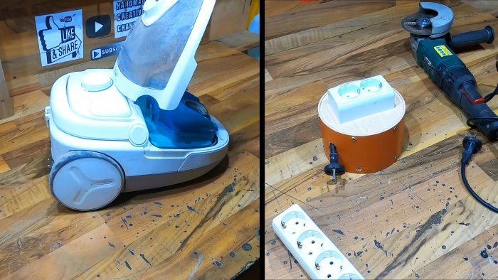 Как из старого пылесоса сделать самосматывающийся удлинитель | Сделай ...