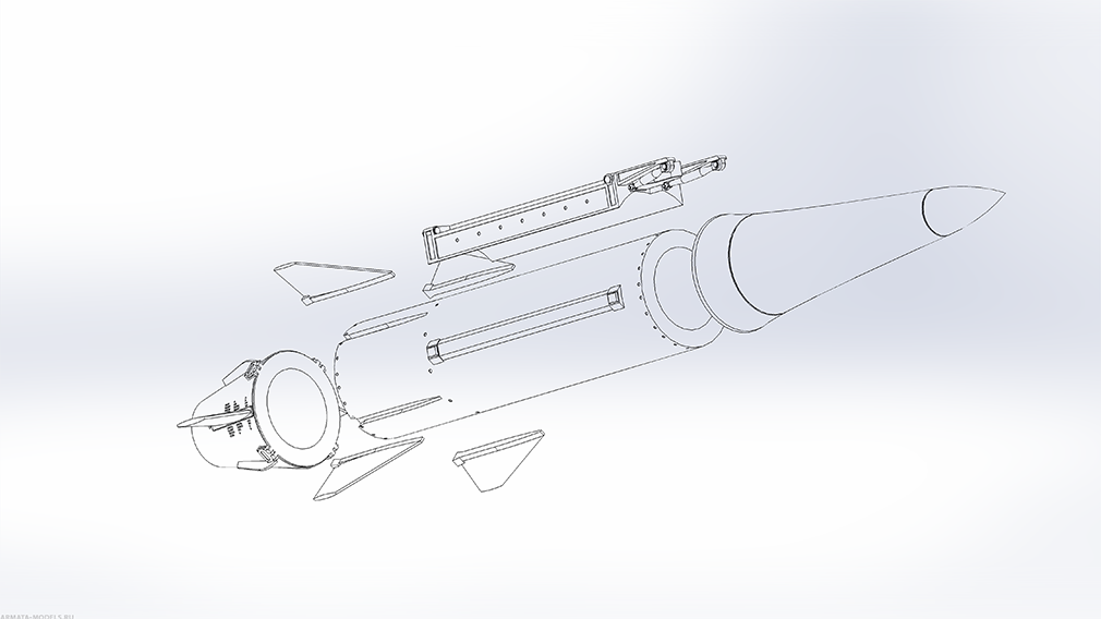 Схема ракеты кинжал