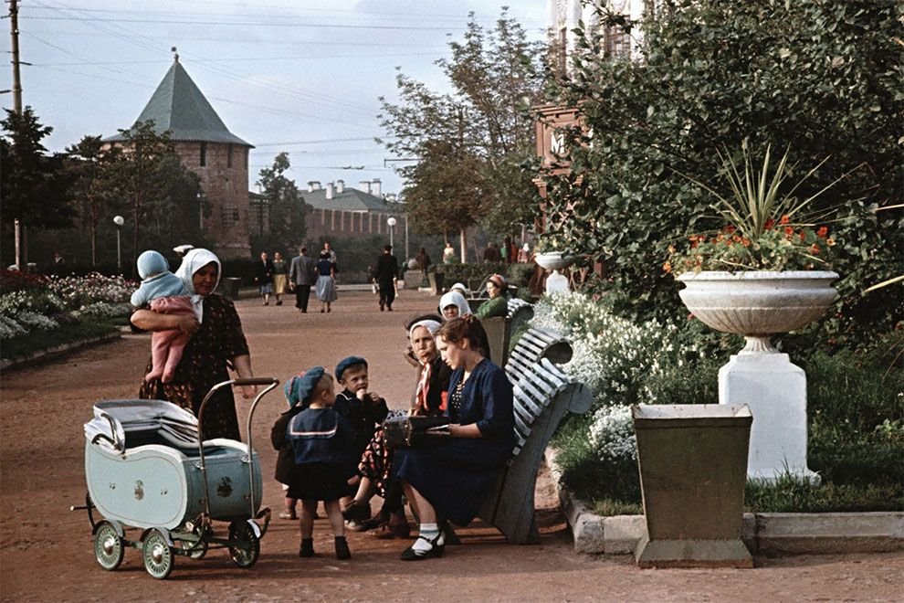 Первое цветное фото в ссср