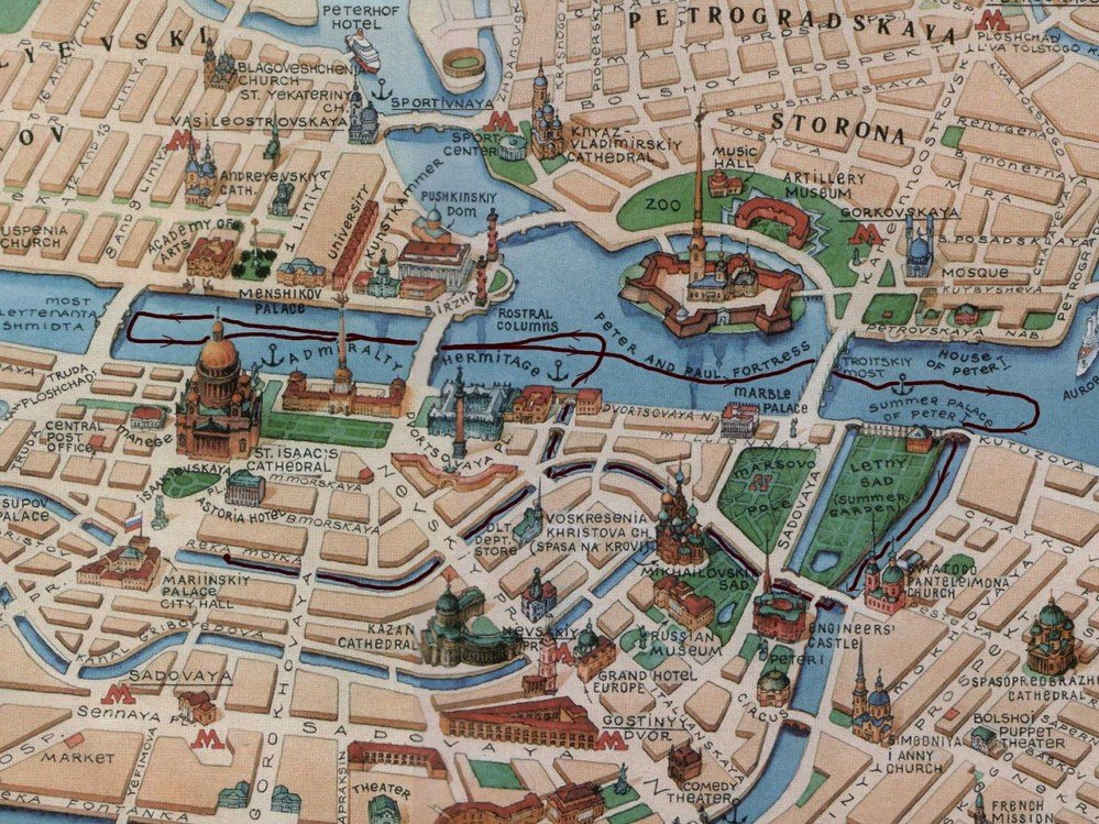 1 день в санкт петербурге план маршрута - 80 фото