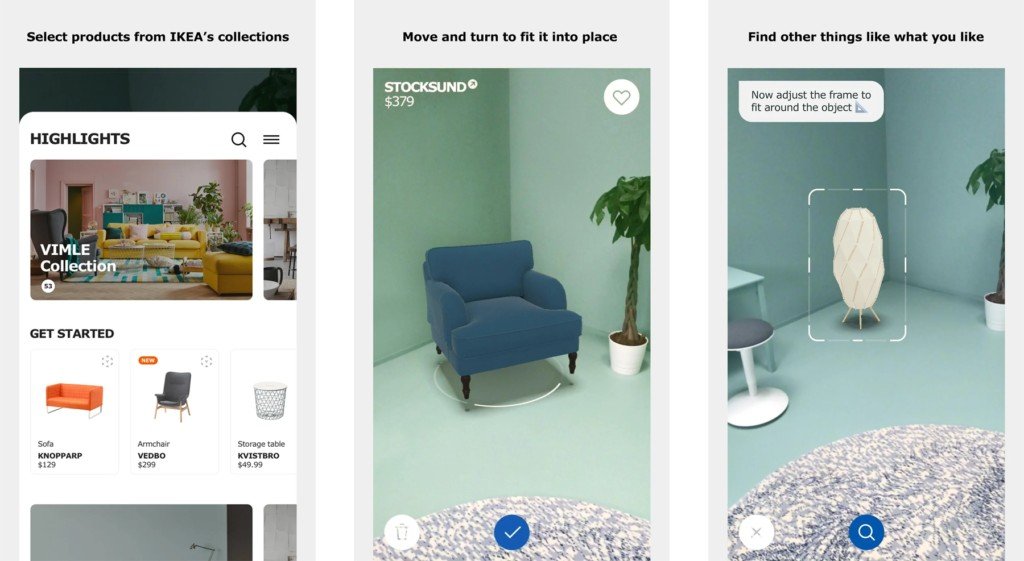 Как примерить мебель икеа приложении