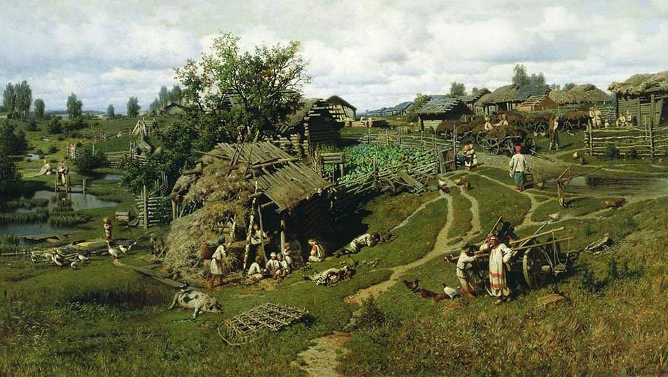 Полдень в деревне картина петра суходольского 1864 год