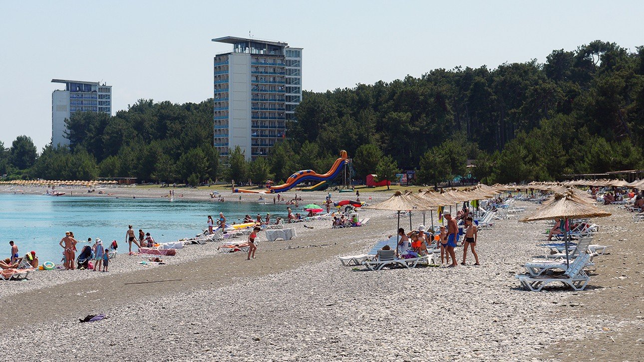 Самшитовая роща Абхазия пляж