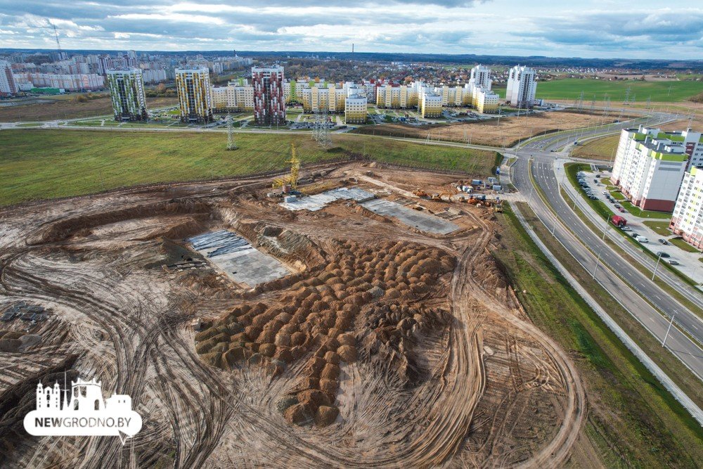 План застройки грандичи 1 в гродно микрорайона