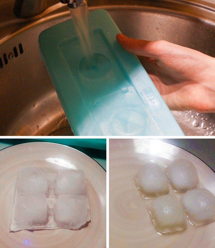 Вода после заморозки. Замораживание воды. Вода замороженная в морозилке. Замораживание воды для очистки. Эксперимент с водой в морозилке.