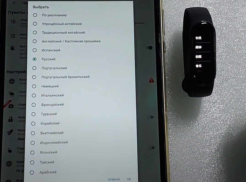 Отличия в китайских (CN) и глобальных (Global) версиях Xiaomi Mi Band 5. Как перевести браслет на русский язык Рис. 21