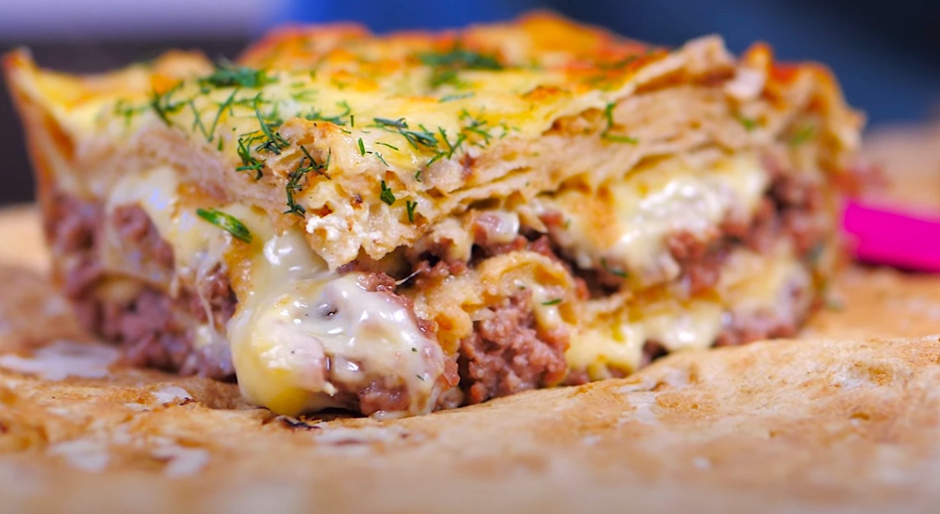 пирог с беконом