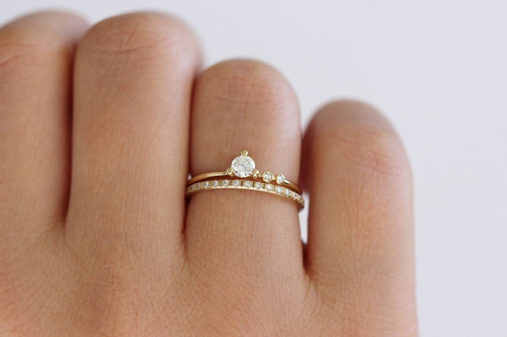 Кольцо для помолвки на каком пальце носить до свадьбы