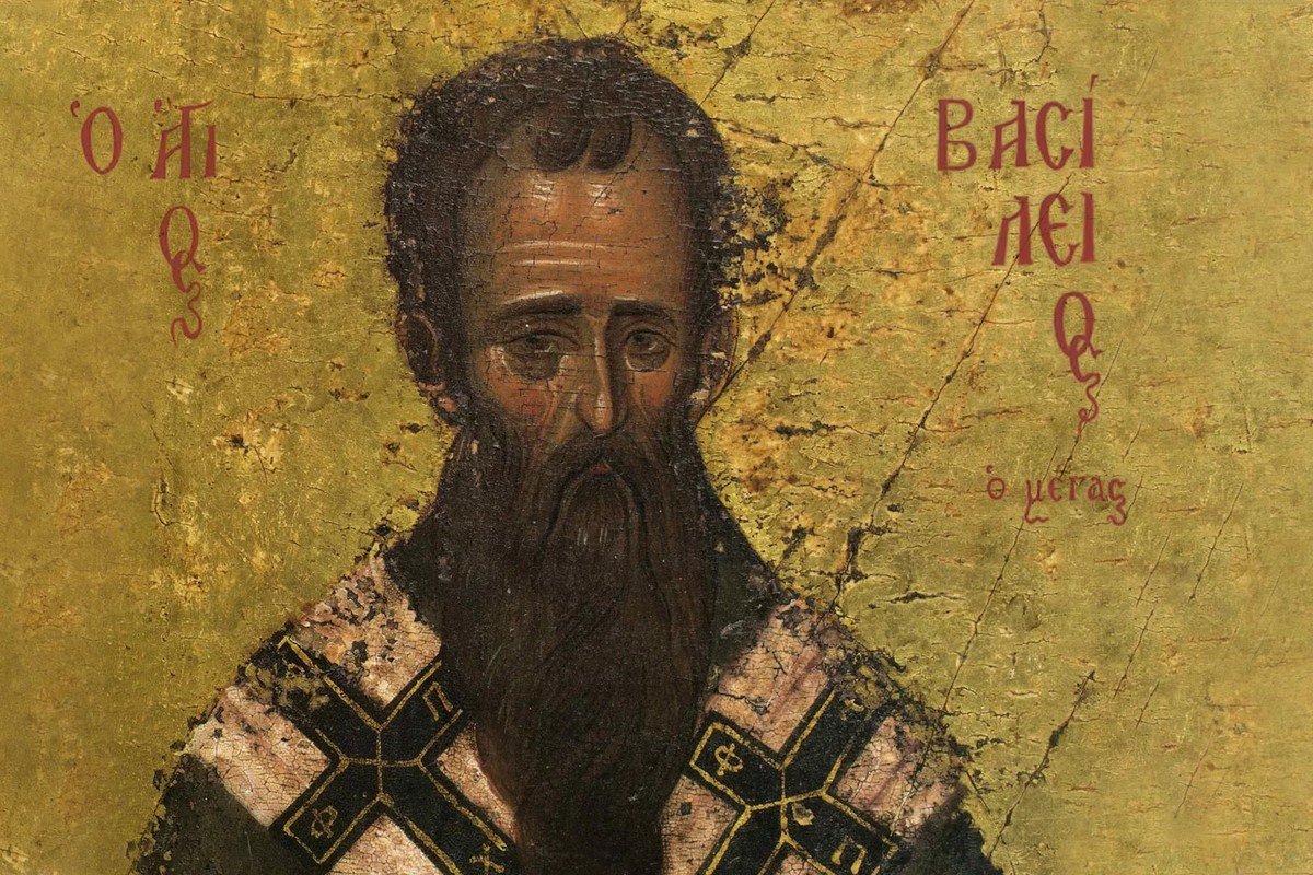 Василий Великий Византийская икона