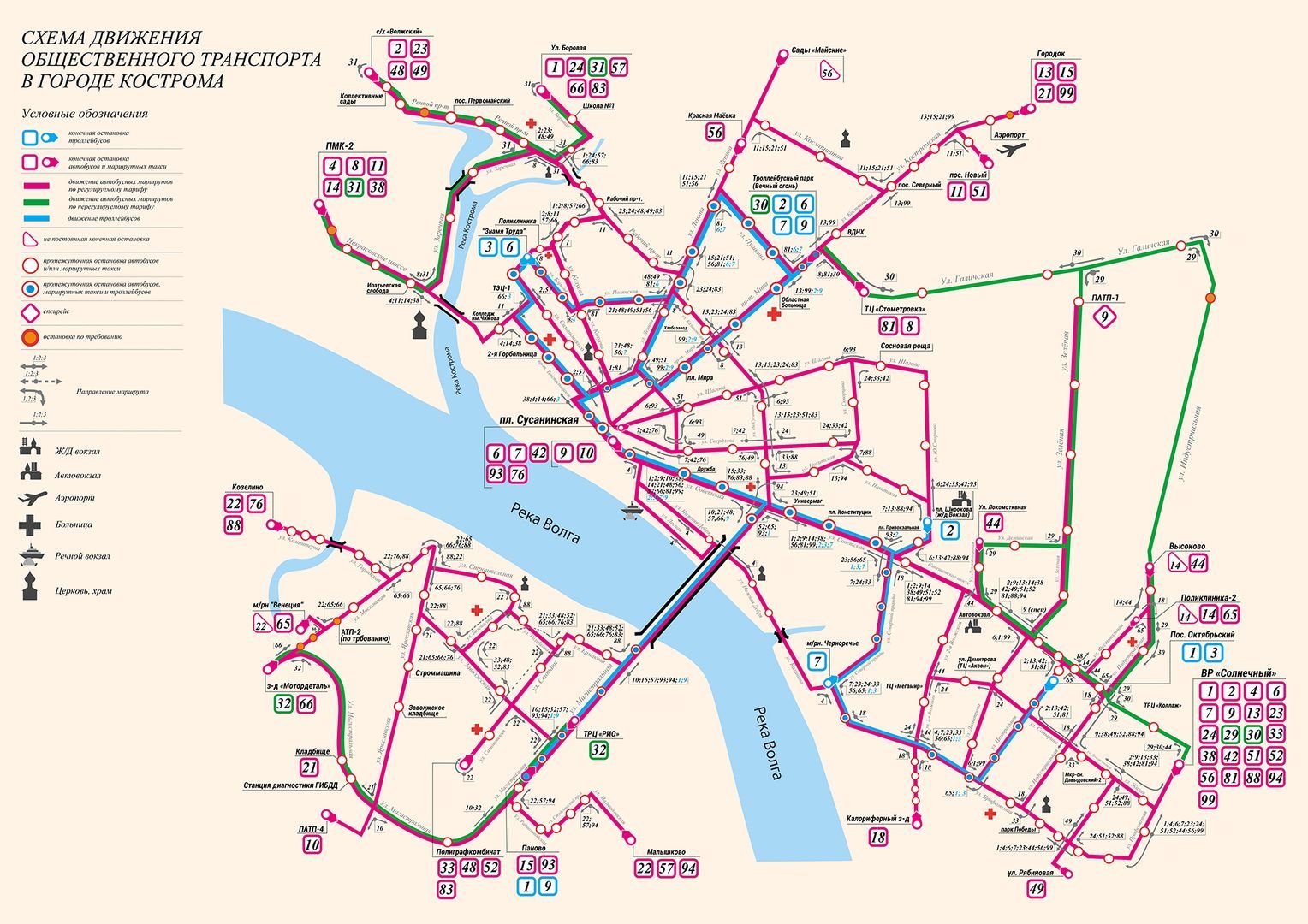 Карта транспорта новосибирск автобус