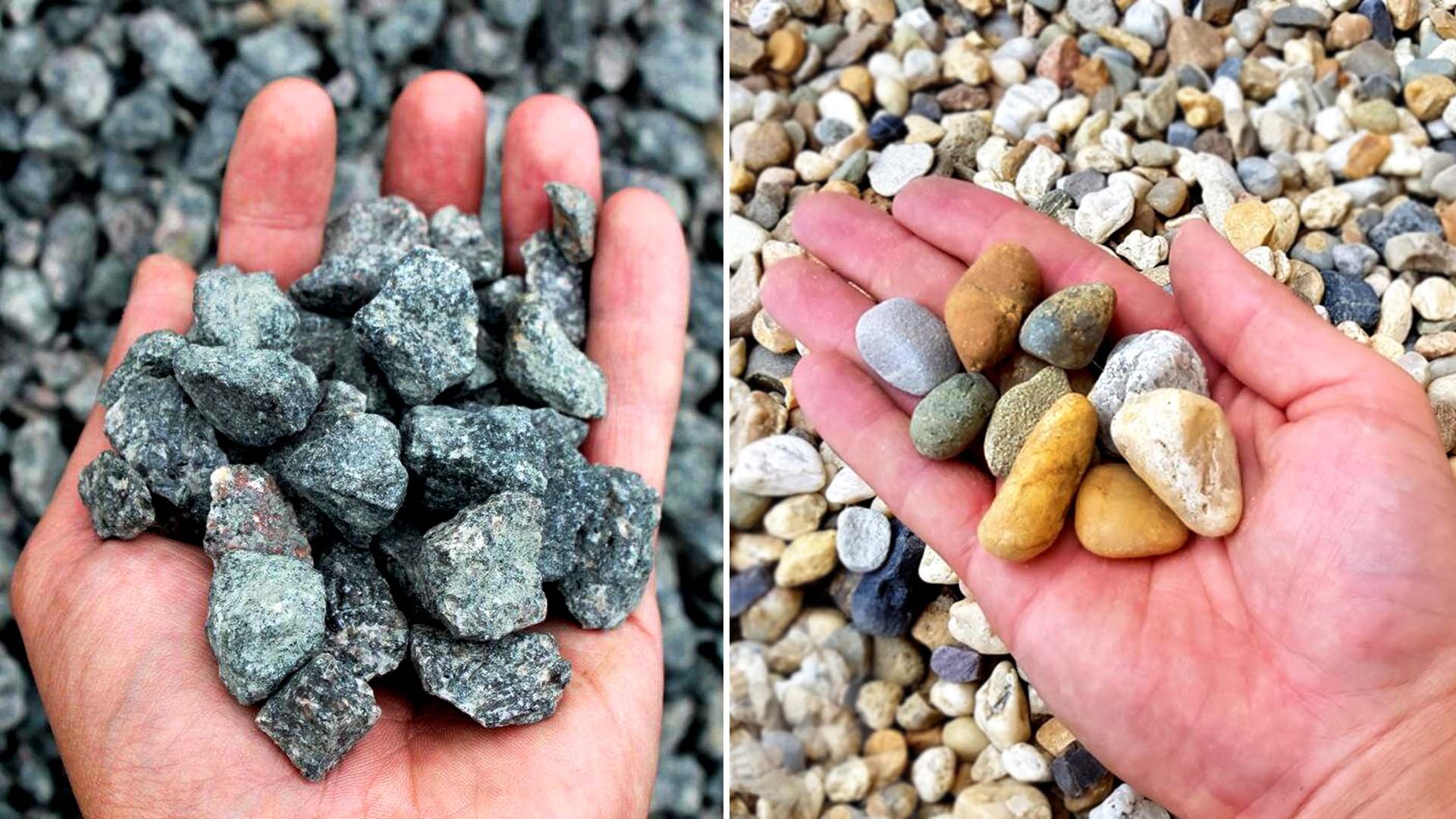 Щебень гравийный известняковый гранитный отличия. Щебень гравийный и гравий. Галечник щебень. Щебень от гравия. Гравий и щебень.