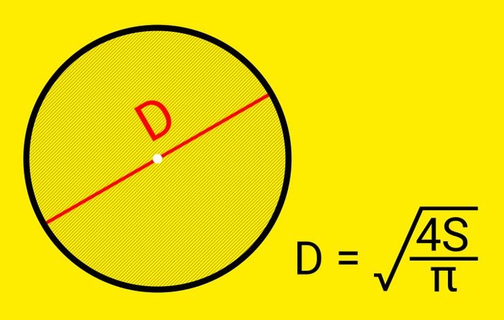 Найти диаметр окружности 8