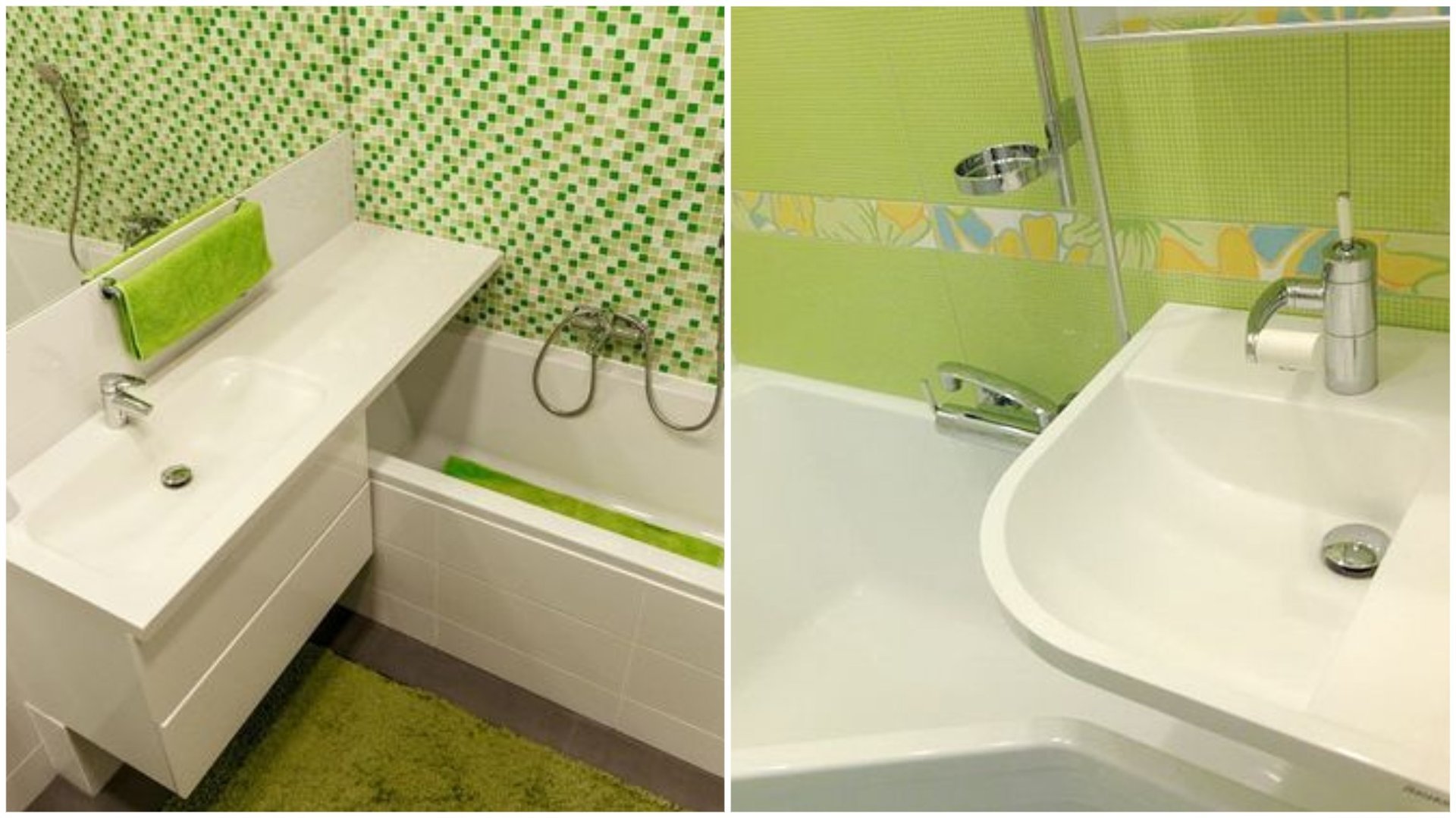 Как красиво оформить ванную комнату маленького размера с водогрейкой