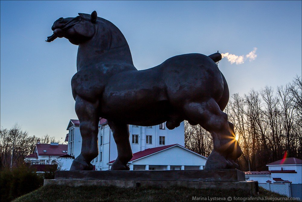 Скульптура коня в воронеже фото