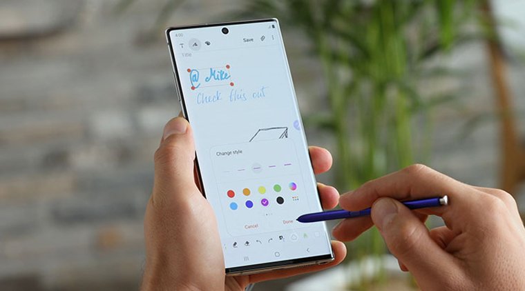 Обзор заметок Samsung Notes на телефоне «Самсунг». Часть I: возможности, настройка, работа с текстом и папками Рис. 2