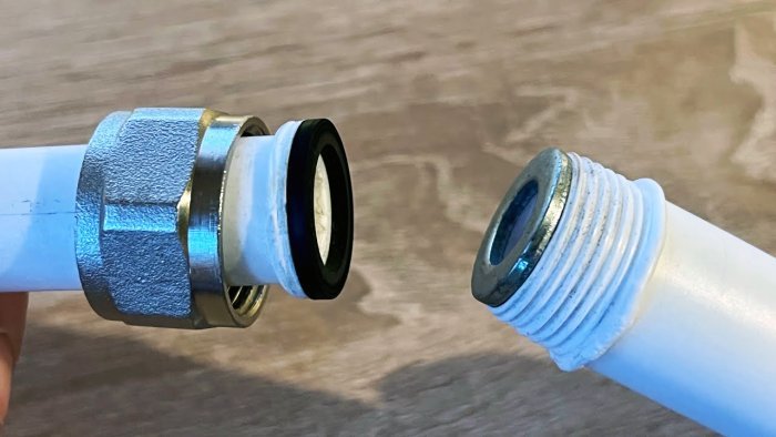 Разъемное соединение ПП труб, как сделать «американку» | Сделай Сам ...