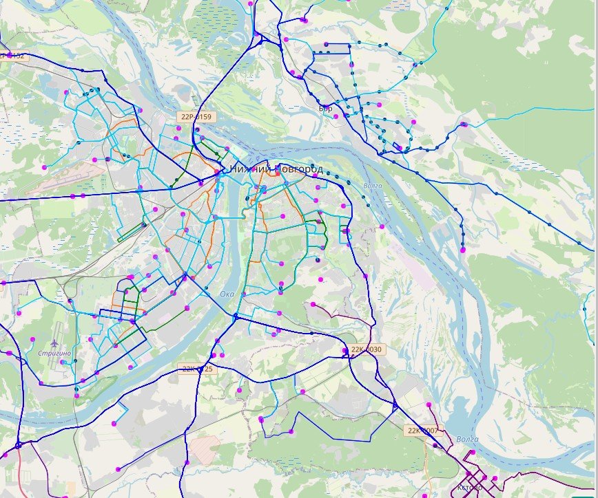 Новая транспортная схема нижнего новгорода