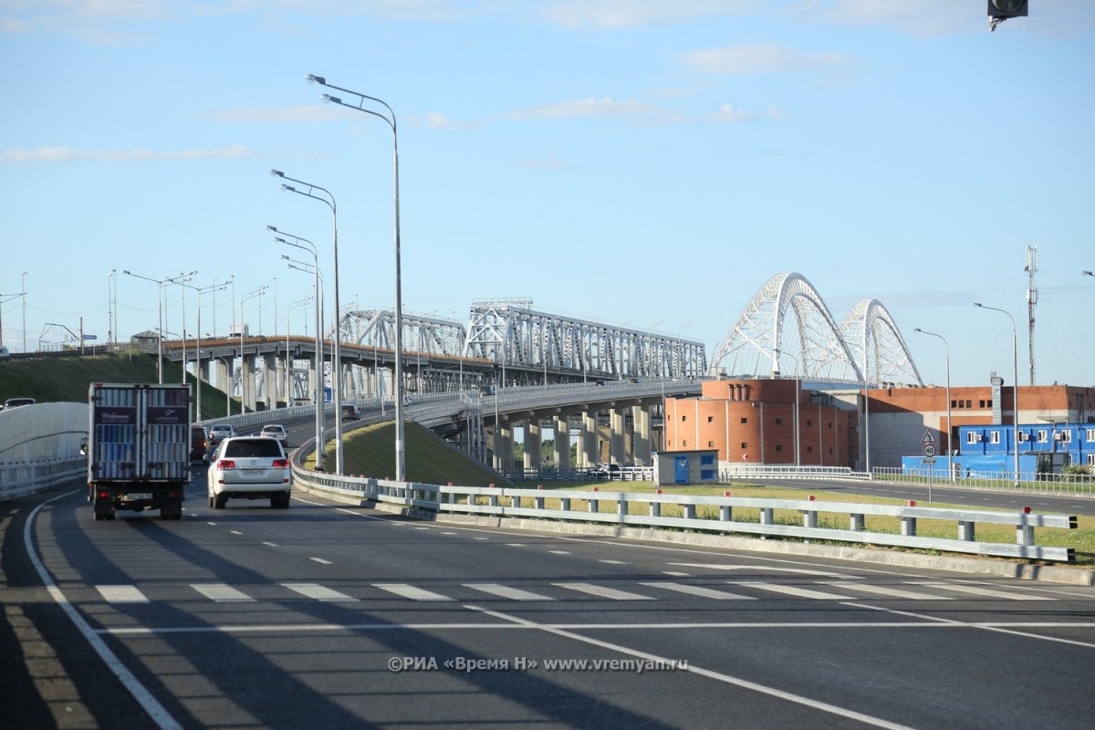 Парковка Борского моста н.Новгород