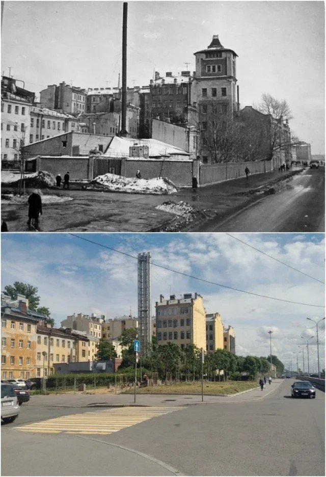 Санкт петербург тогда и сейчас