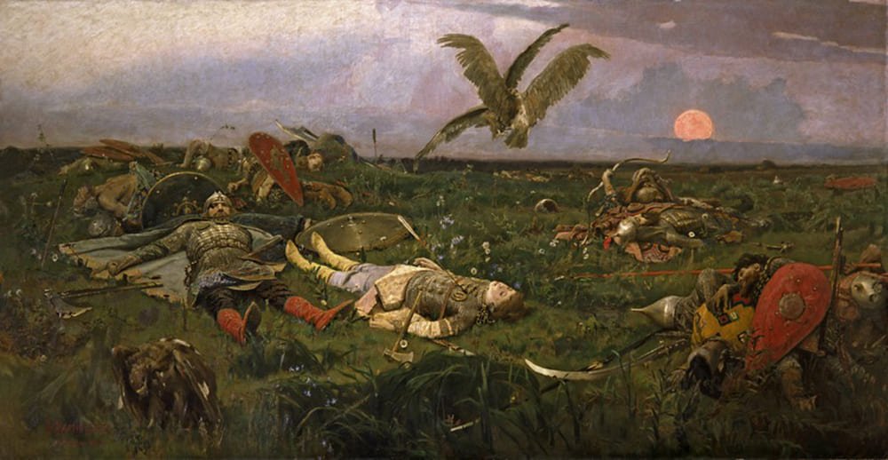 Виктор Васнецов «После побоища Игоря Святославича с половцами», 1880