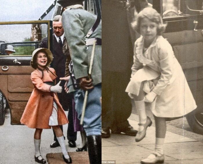 королева Елизавета II в детстве