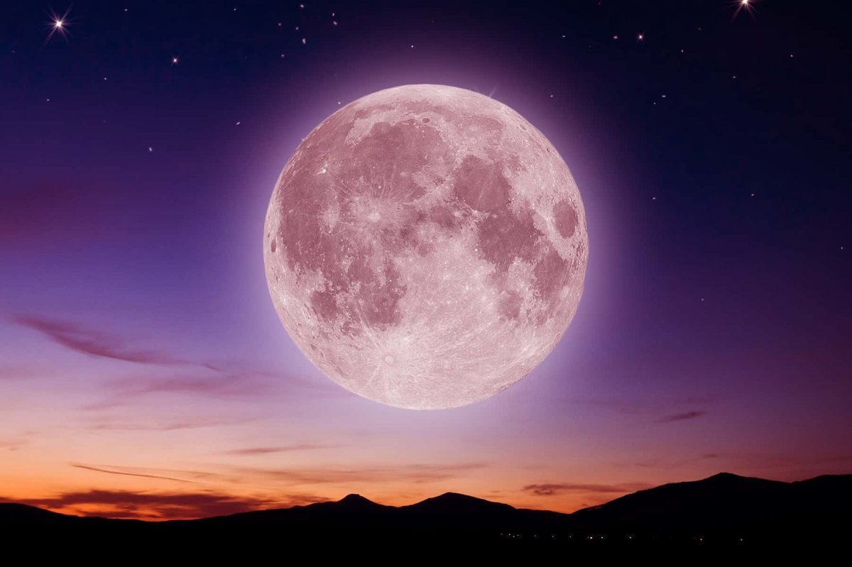 Луна подскажет. Луна. Полнолуние. Большая Луна. Розовая Луна.